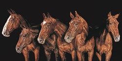 Stand Out From the Crowd by Debbie Boon - Hand Finished Limited Edition on Canvas sized 60x30 inches. Available from Whitewall Galleries